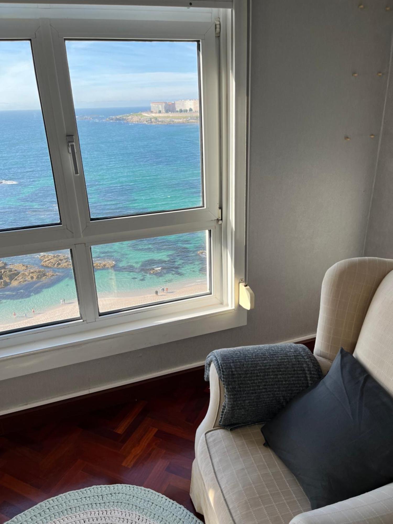 Primera Linea Playa Riazor La Coruña Eksteriør bilde